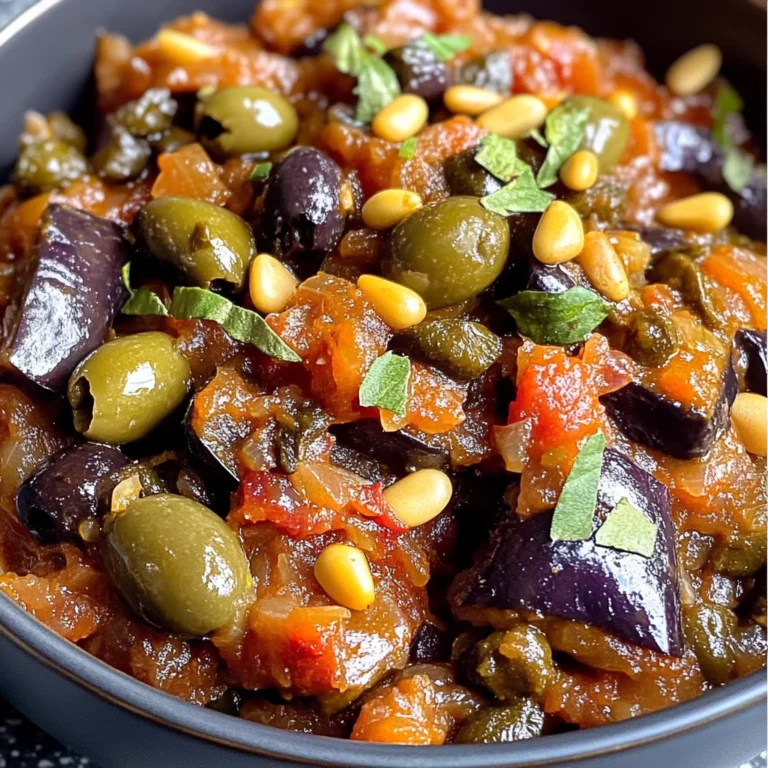 Caponata sicilienne authentique