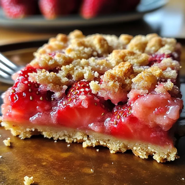 Carrés aux fraises gourmands