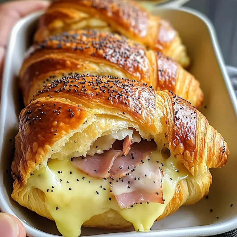 Croissants gourmands faciles