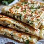 Gozleme turc fromage et herbes