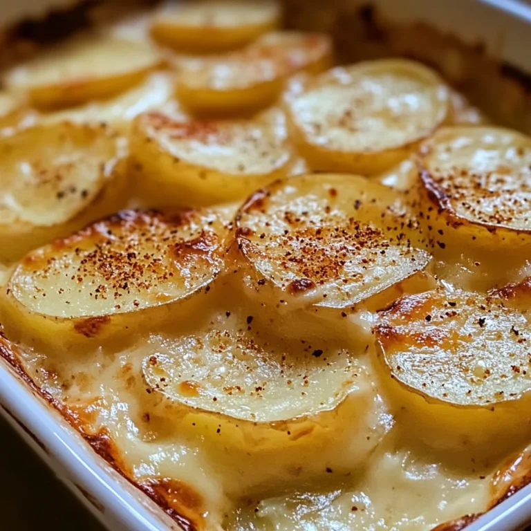 Gratin de pommes de terre crémeux