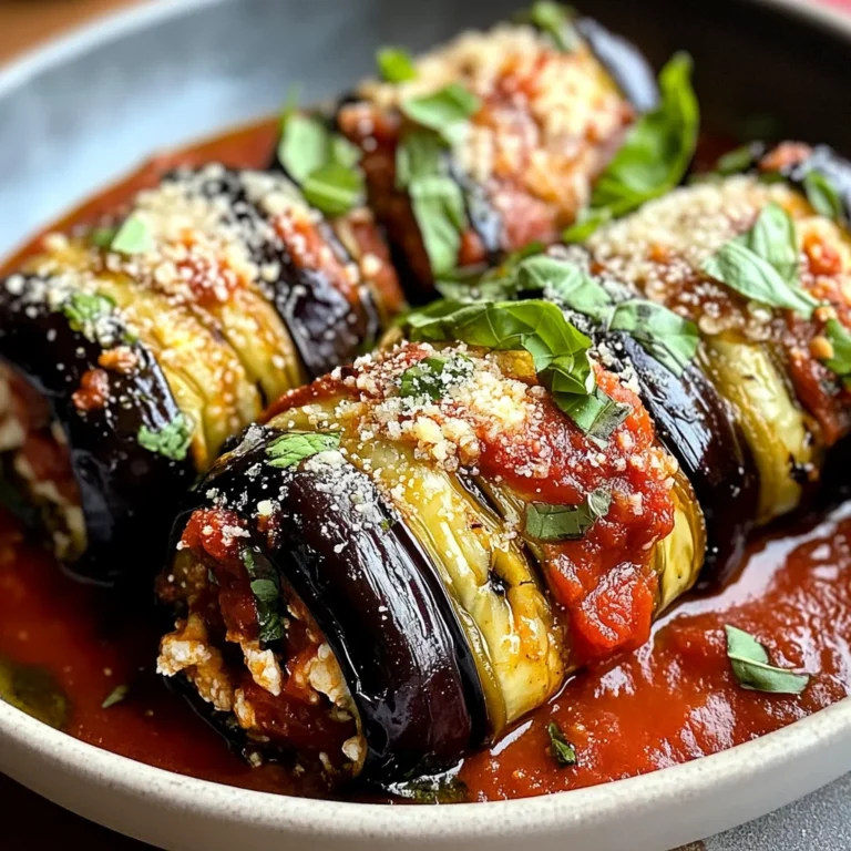 Involtini d'aubergines à la ricotta