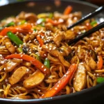 Nouilles sautées asiatiques rapides