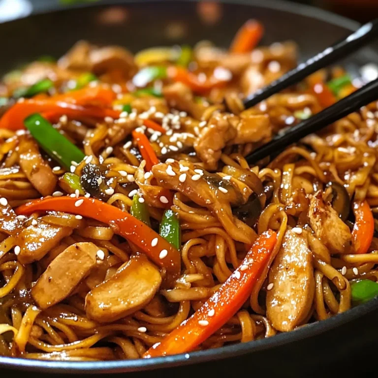 Nouilles sautées asiatiques rapides