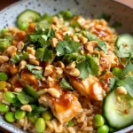 Salade Satay Croquante et Épicée