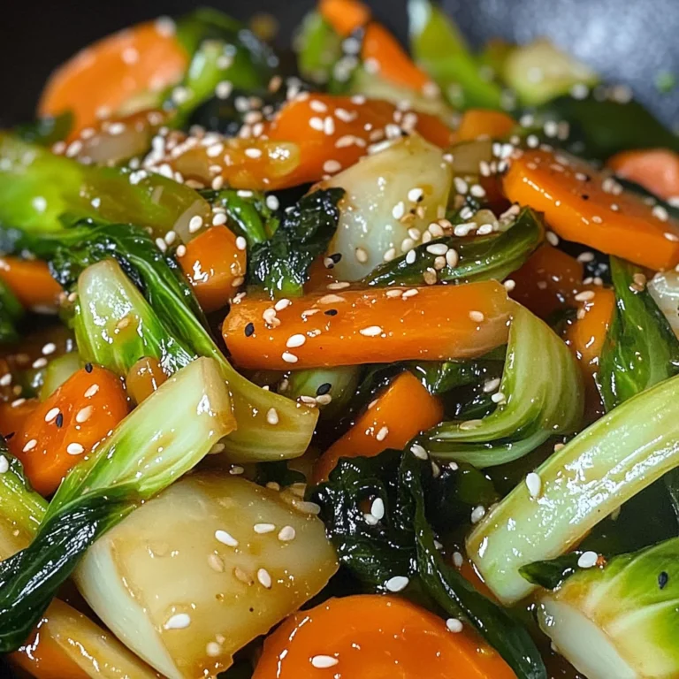 Wok croustillant aux légumes asiatiques