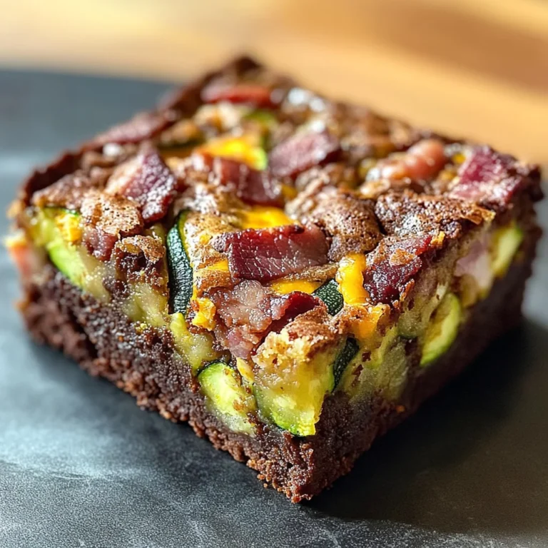 Brownie salé original et gourmand