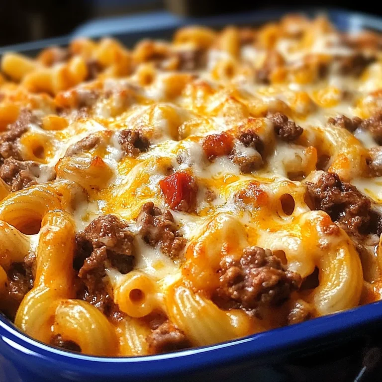 Gratin Pâtes Bœuf
