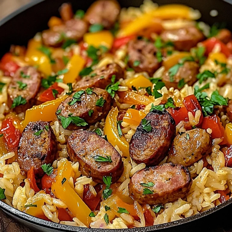 Poêlée Saucisse Riz
