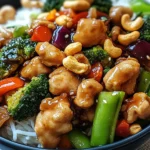 Poulet aux noix de cajou savoureux