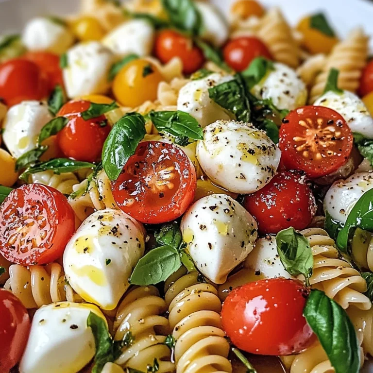 Salade Caprese Crémeuse