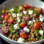 Salade Croquante de Lentilles & Feta