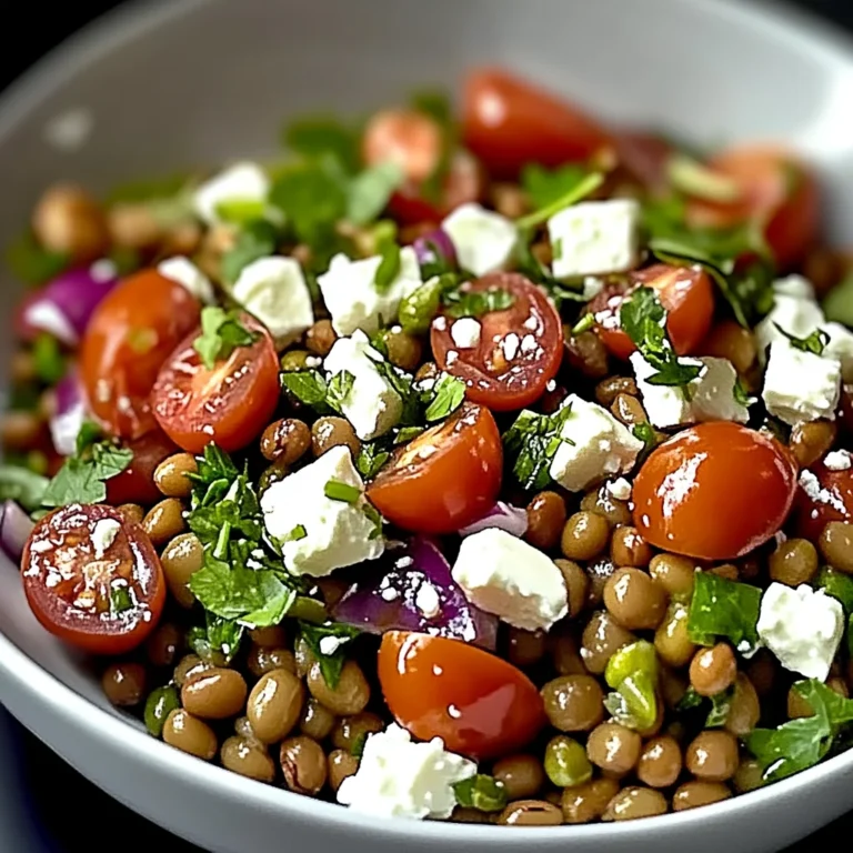 Salade Croquante de Lentilles & Feta