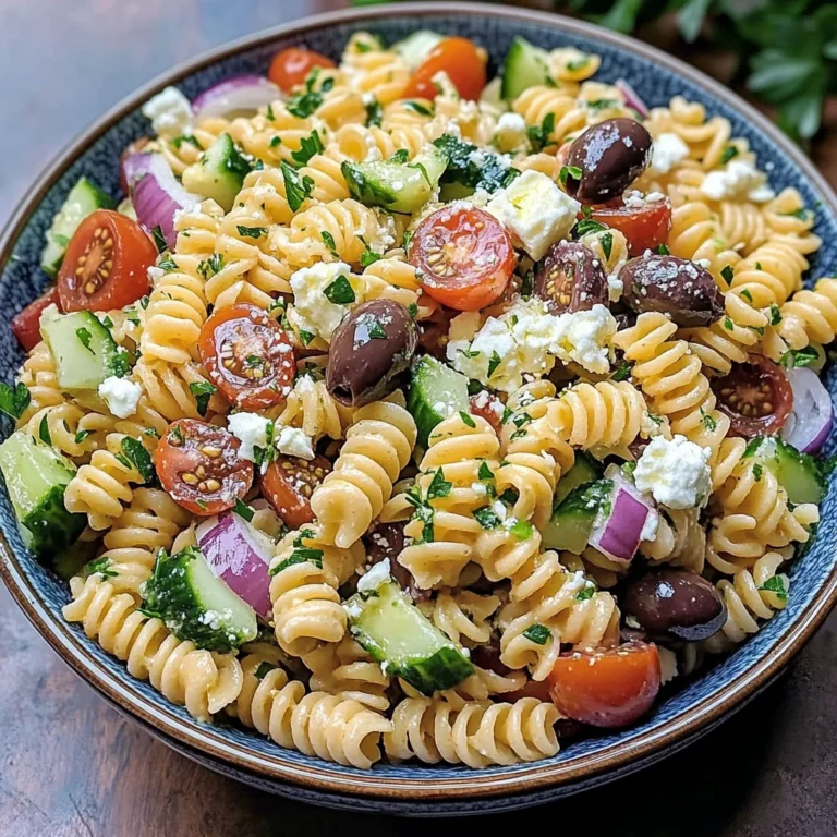 Salade de pâtes méditerranéenne
