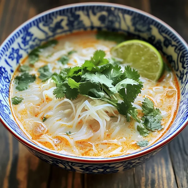 Soupe thaïe légère et parfumée