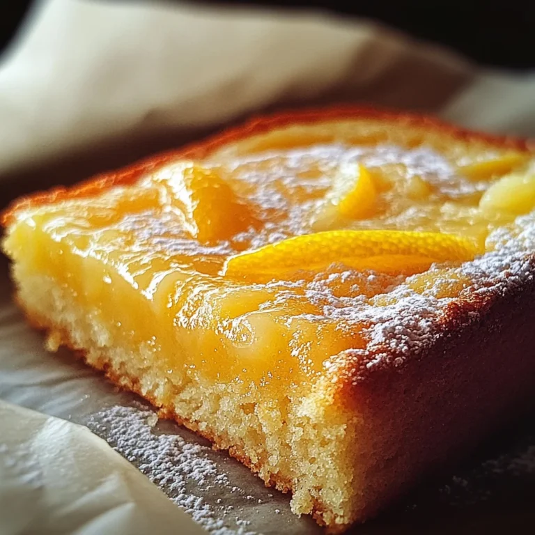 Gâteau 12 Cuillères à Soupe au Citron