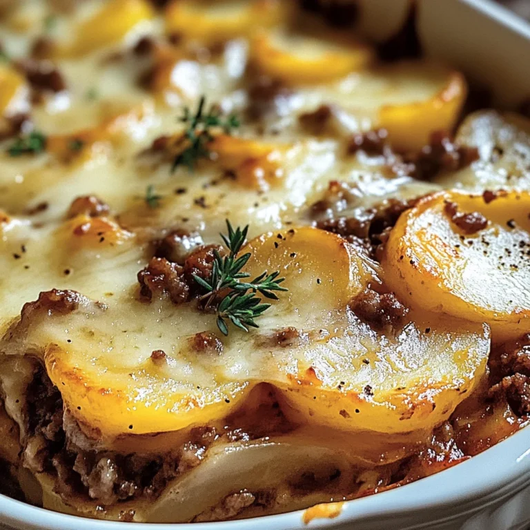 Gratin de Pommes de Terre et Bœuf Haché