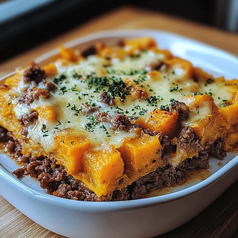 Gratin de patate douce et bœuf haché