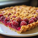 Tarte Crumble aux Framboises
